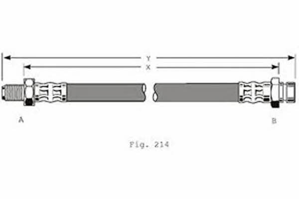 Girling 9002169 Brake Hose 9002169