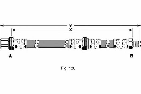 Girling 9002252 Brake Hose 9002252