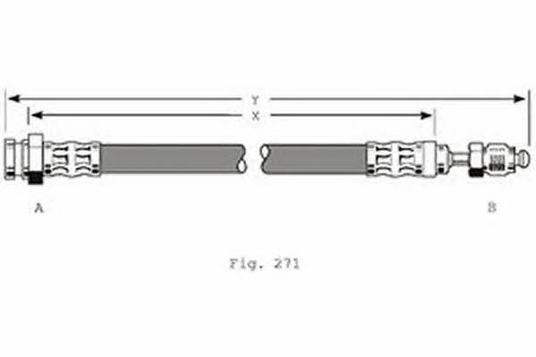 Girling 9002343 Brake Hose 9002343