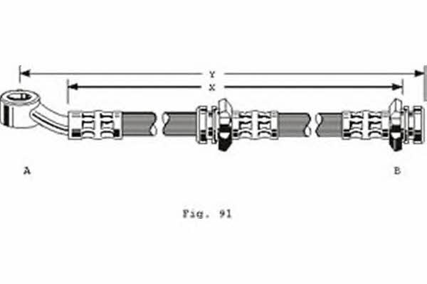 Girling 9004128 Brake Hose 9004128