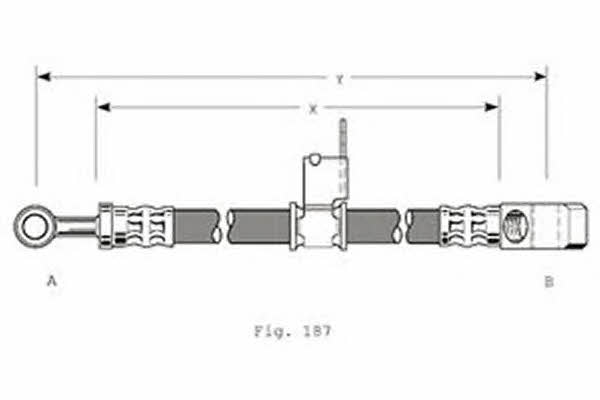 Girling 9004178 Brake Hose 9004178