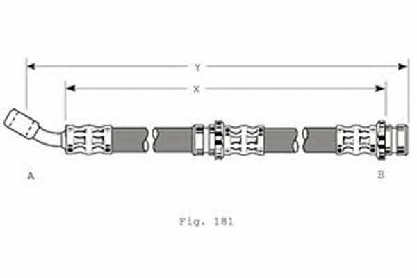 Girling 9004198 Brake Hose 9004198