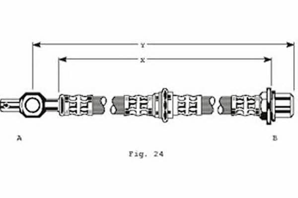 Girling 9004236 Brake Hose 9004236