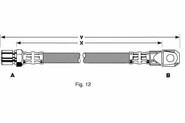 Girling 9004245 Brake Hose 9004245