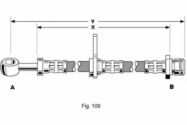 Girling 9004270 Brake Hose 9004270