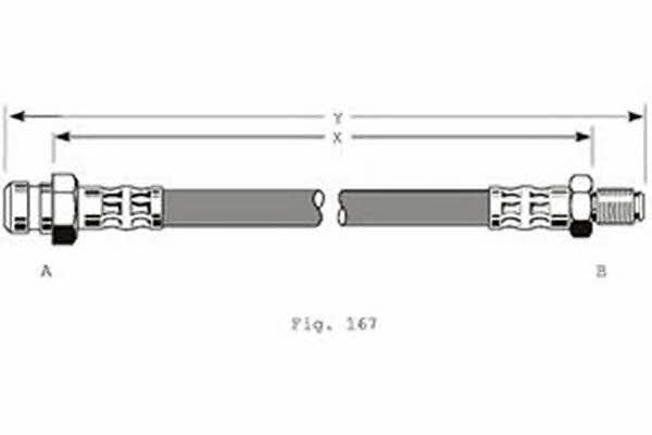 Girling 9004334 Brake Hose 9004334