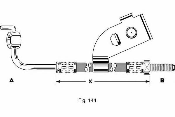 Girling 9004341 Brake Hose 9004341