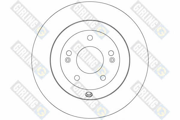 Girling 6079964 Rear brake disc, non-ventilated 6079964