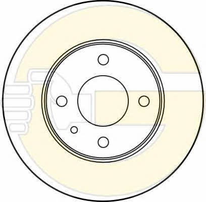 Girling 6017513 Unventilated front brake disc 6017513