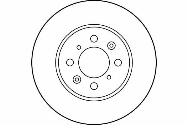 Girling 6027923 Unventilated front brake disc 6027923