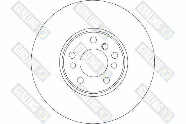 Girling 6041875 Front brake disc ventilated 6041875