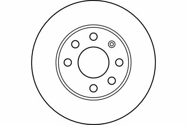 Girling 6042361 Front brake disc ventilated 6042361