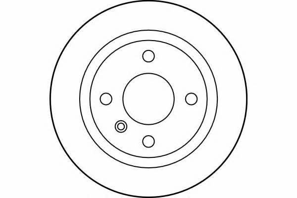 Girling 6043014 Rear brake disc, non-ventilated 6043014