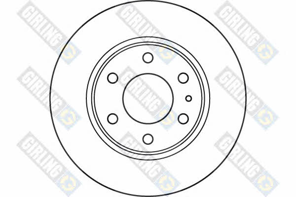 Girling 6049885 Rear brake disc, non-ventilated 6049885