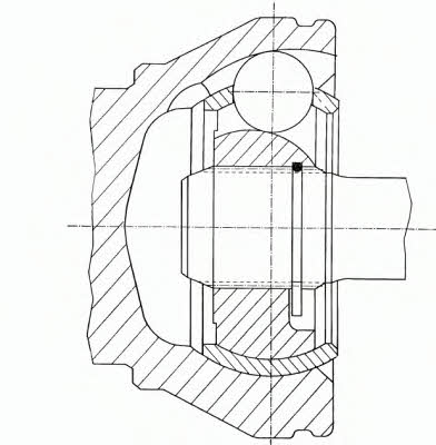 CV joint GKN-Spidan 21031