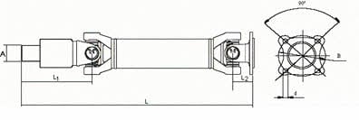 GKN-Spidan 27903 Propeller shaft 27903