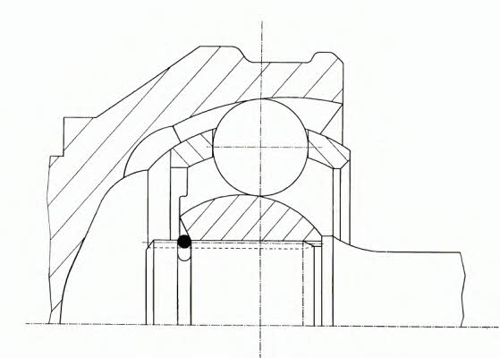 CV joint GKN-Spidan 22763