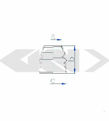 Tie rod boot, set GKN-Spidan 84106