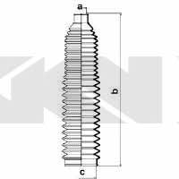 Tie rod boot, set GKN-Spidan 83686