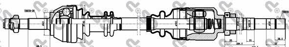 GSP 210069 Drive shaft 210069 210069 GSP Drive shaft