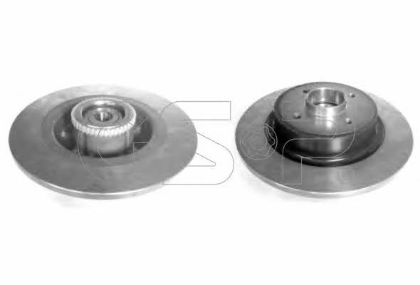 GSP 9225018 Rear brake disc, non-ventilated 9225018