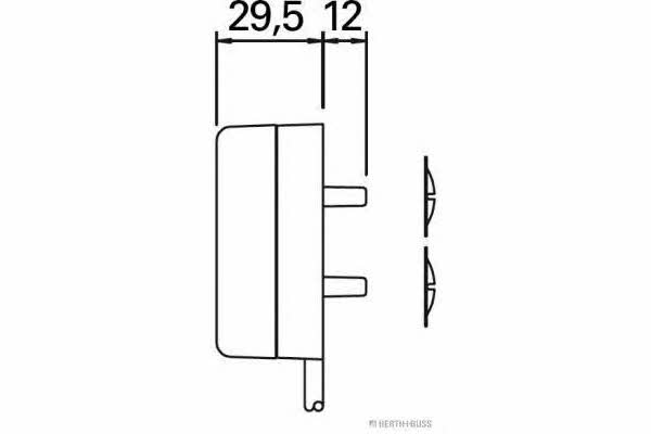 82710350 H+B Elparts Running repeater