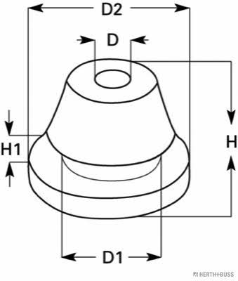 Sealing-&#x2F;Protection Plugs H+B Elparts 50280302