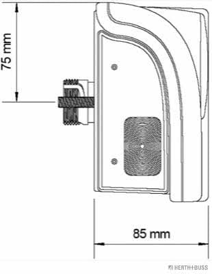 H+B Elparts 83830047 Combination Rearlight 83830047