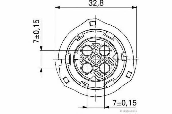 50290952 H+B Elparts Plug Housing