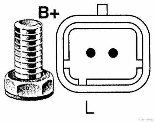 H+B Elparts 32042181 Alternator 32042181