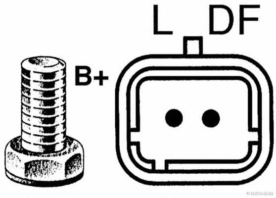 H+B Elparts 32437355 Alternator 32437355