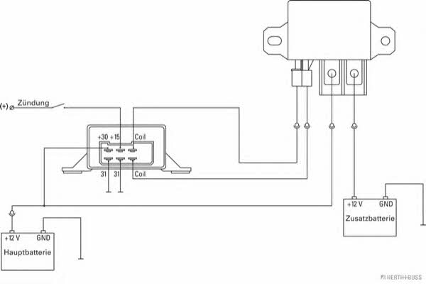 95980311 H+B Elparts Control Unit, battery management