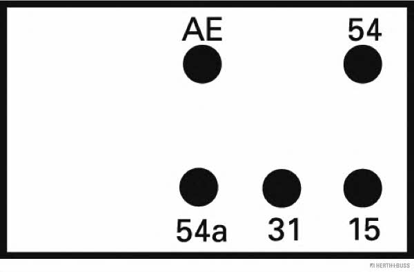 H+B Elparts 75605171 Direction indicator relay 75605171