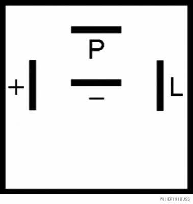 H+B Elparts 75605174 Direction indicator relay 75605174