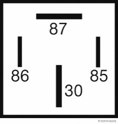 Relay, main current H+B Elparts 75613124