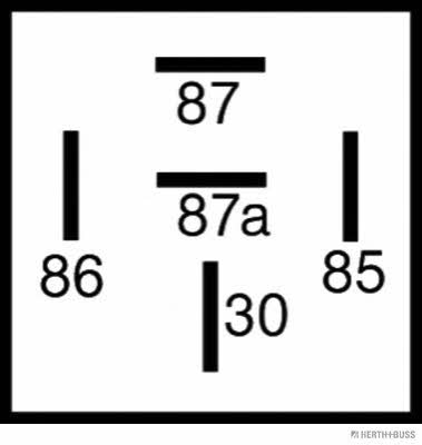 Relay, main current H+B Elparts 75613154