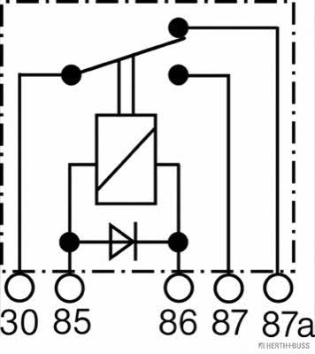 75613164 H+B Elparts Relay, main current