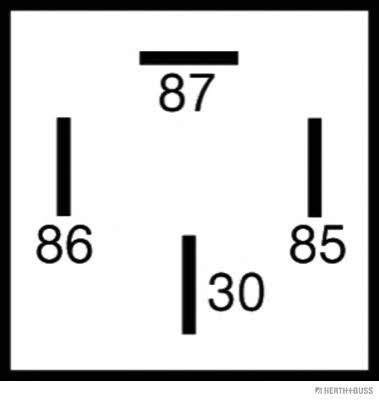 Relay, main current H+B Elparts 75614165