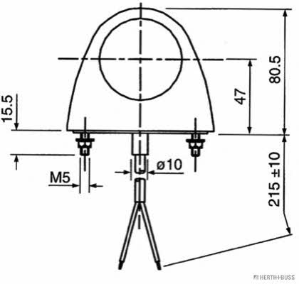 H+B Elparts Position lamp – price