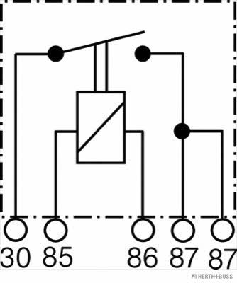 75613211 H+B Elparts Relay, main current