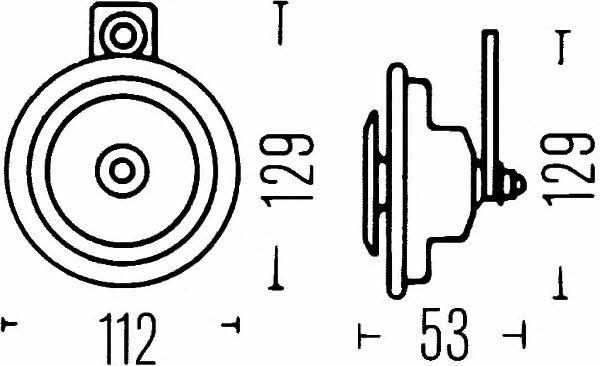3BA002768551 Hella Sound signal