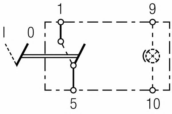 Hella 6EH 007 832-012 Switch 6EH007832012