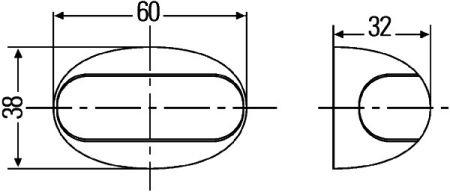 Position lamp Hella 2XA 959 560-411