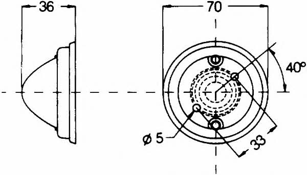 Position lamp Hella 2PF 997 022-011