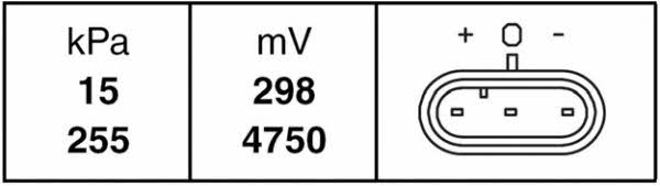 Boost pressure sensor Hella 6PP 009 400-171