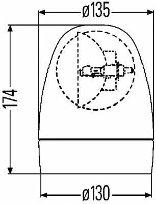 Flashing beacon Hella 2RL 007 337-057