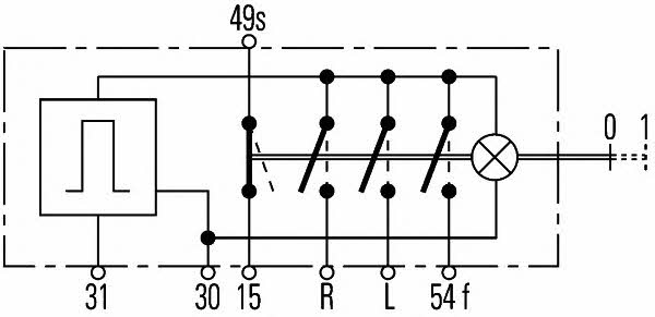 6HD002535031 Hella Alarm button