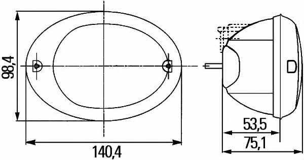 Combination Rearlight Hella 2SD 343 130-137