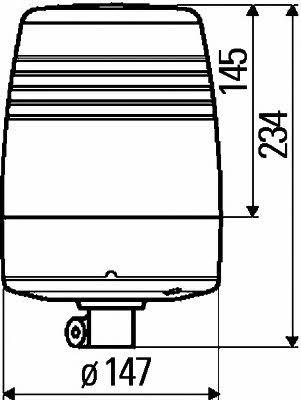 Flashing beacon Hella 2RL 008 967-001