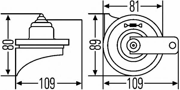 3FG007424001 Hella Sound signal